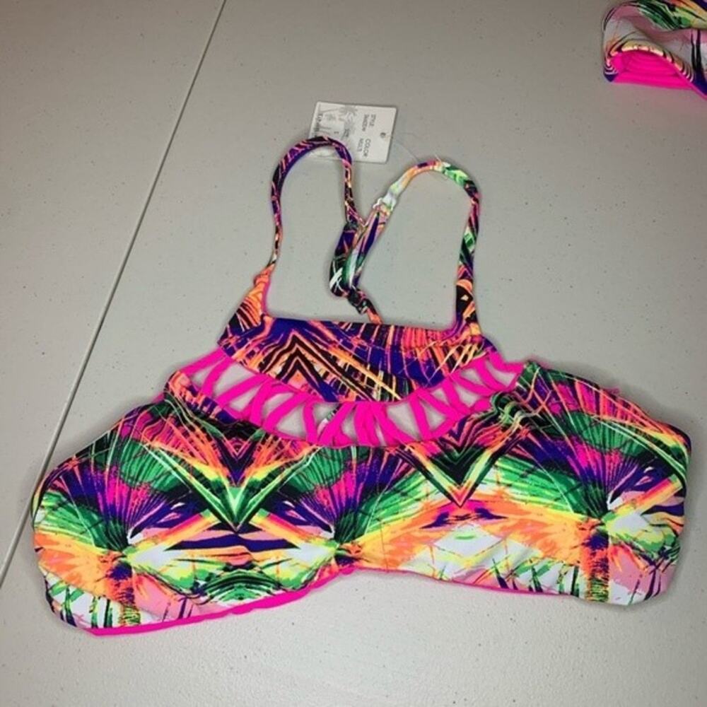 NWT TINIBIKINI REVERSIBLE SWIMSUIT TWO PIECE - Picture 4 of 6